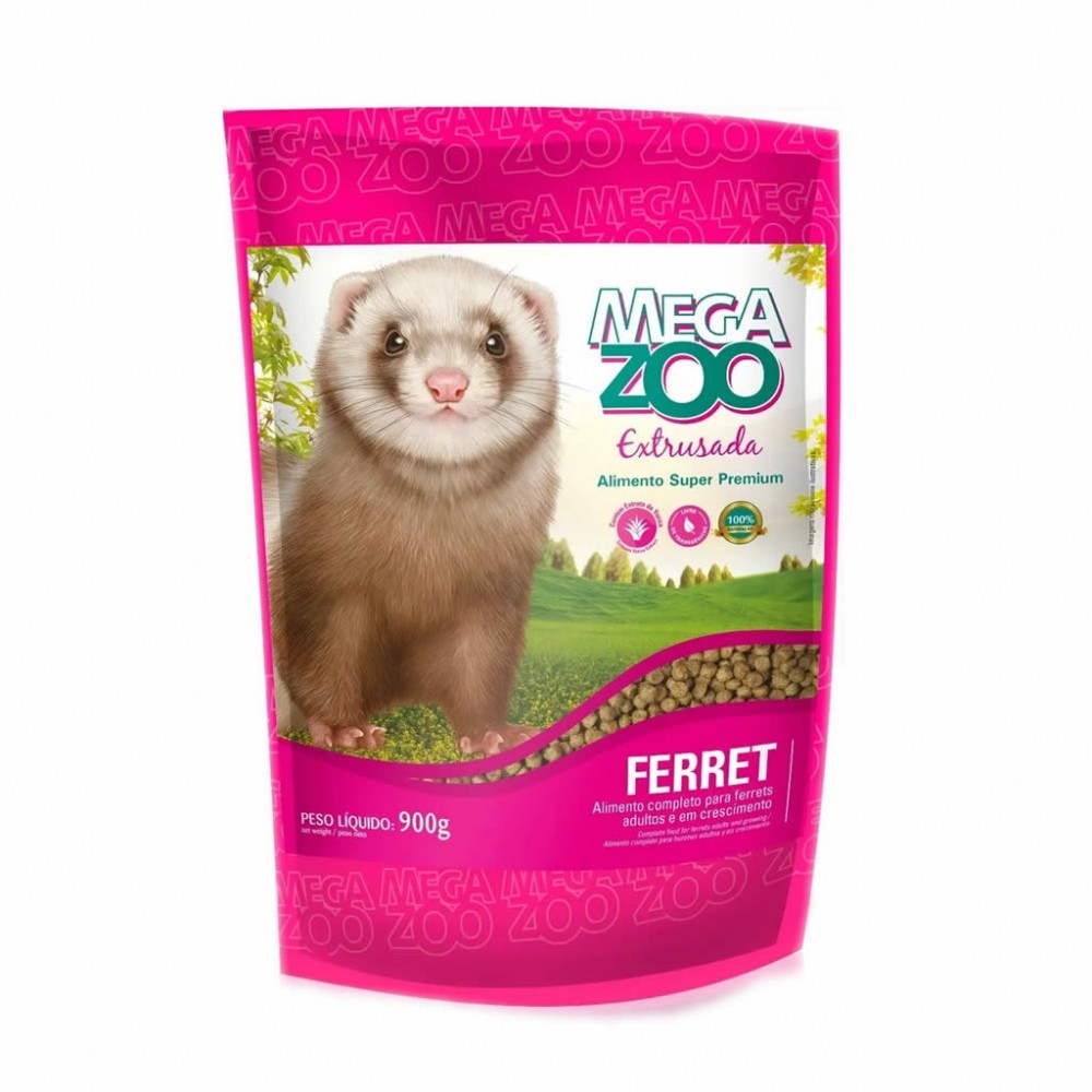 Ração Extrusada Megazoo para Ferret 900g