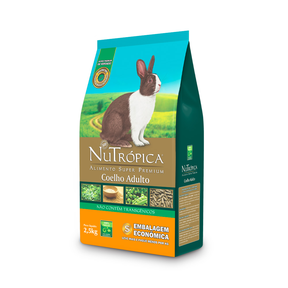 NuTrópica® Coelho Adulto - 2,5kg