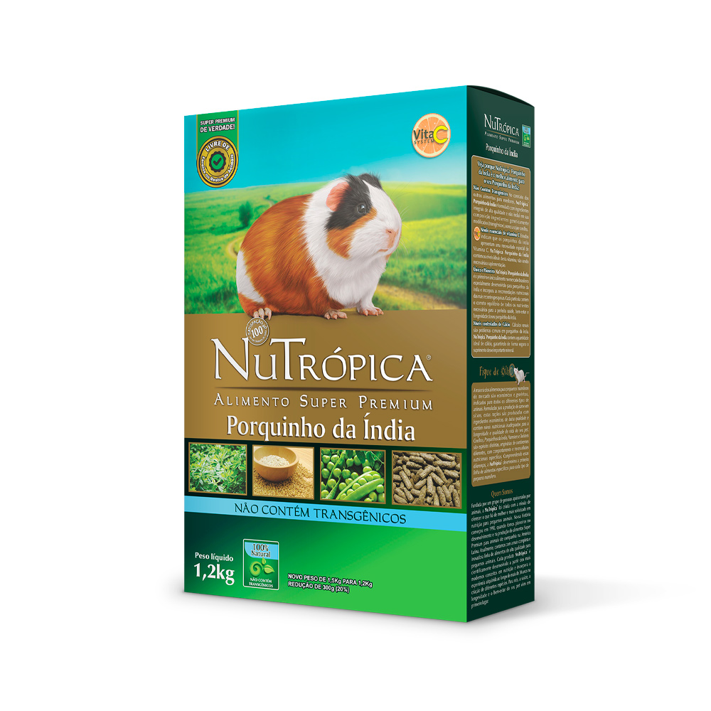 NuTrópica® Porquinho da Índia – 1,2kg