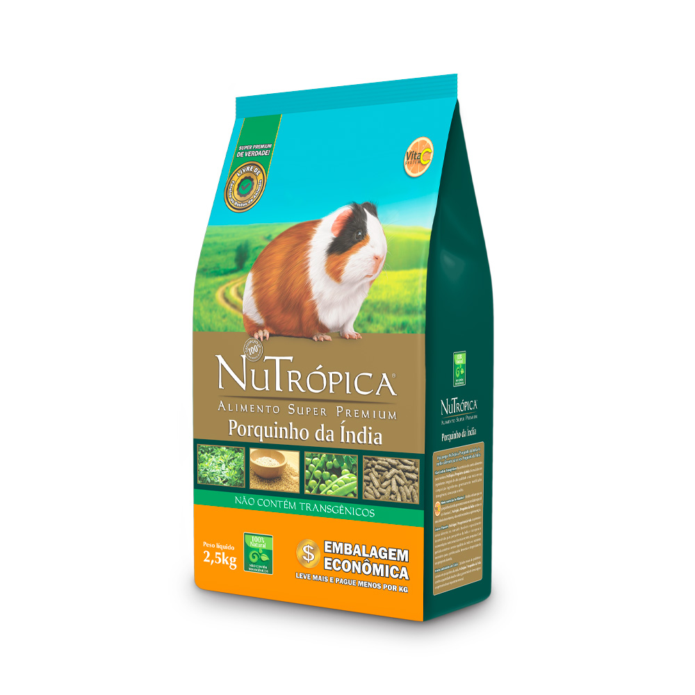 NuTrópica® Porquinho da Índia – 2,5kg